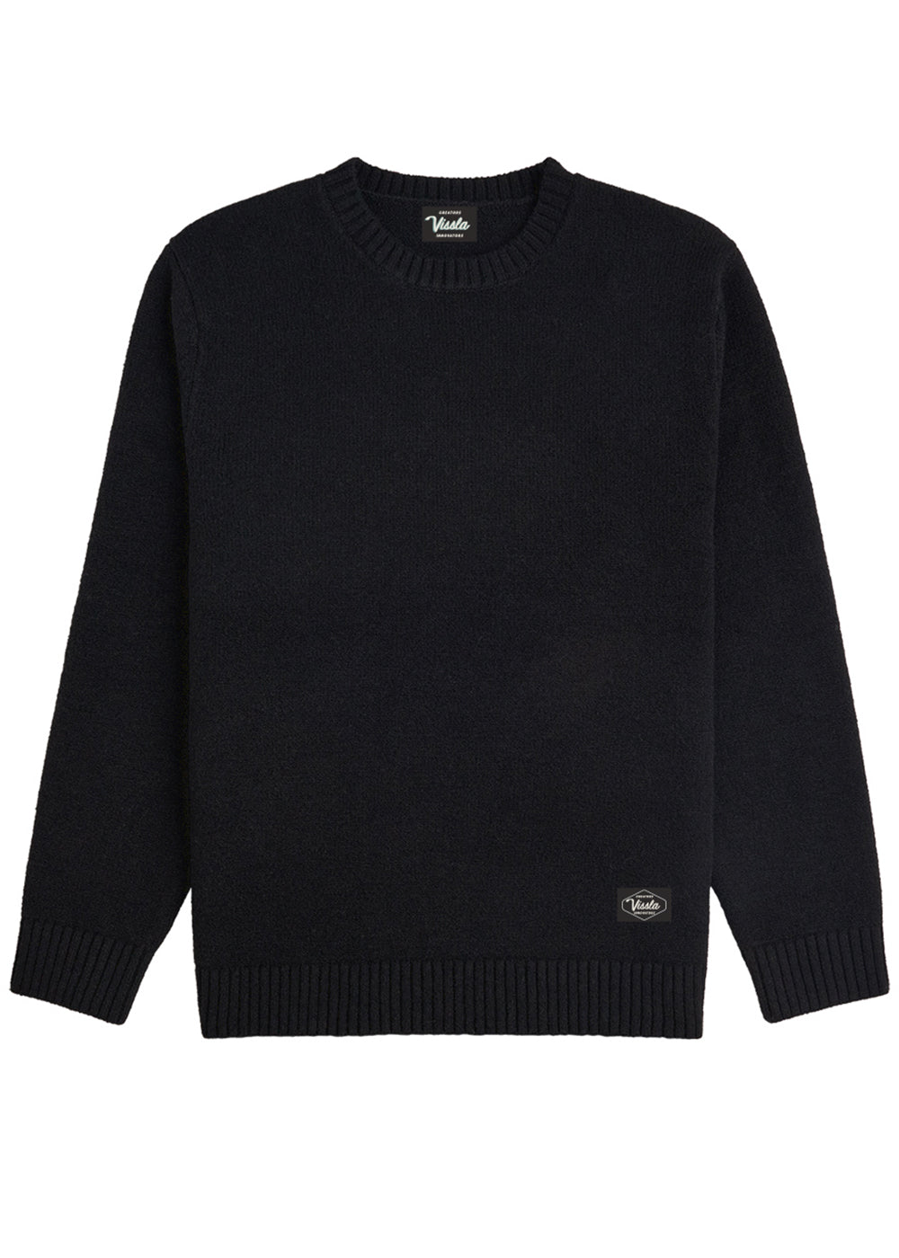 Vissla Creators Elvis Crew Neck Sweater in Black for Men