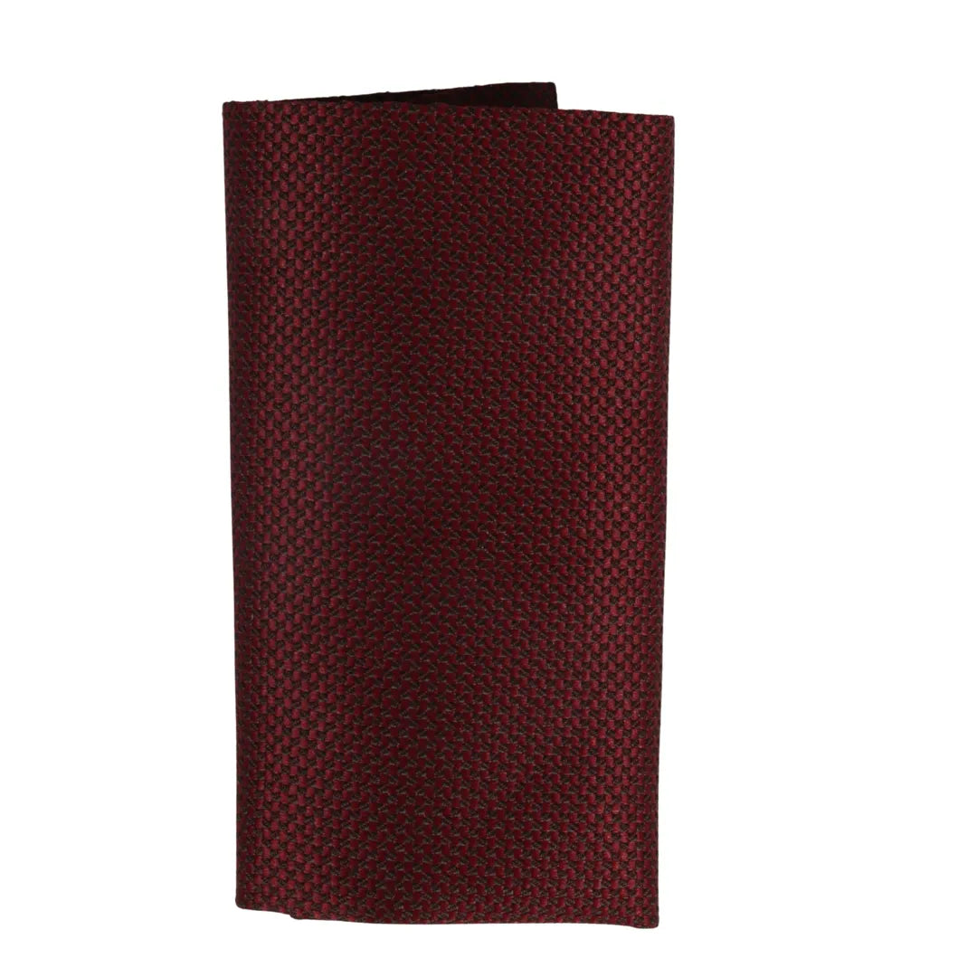 Men's Formal Solid Necktie & Pocket Square Set by TruClothing