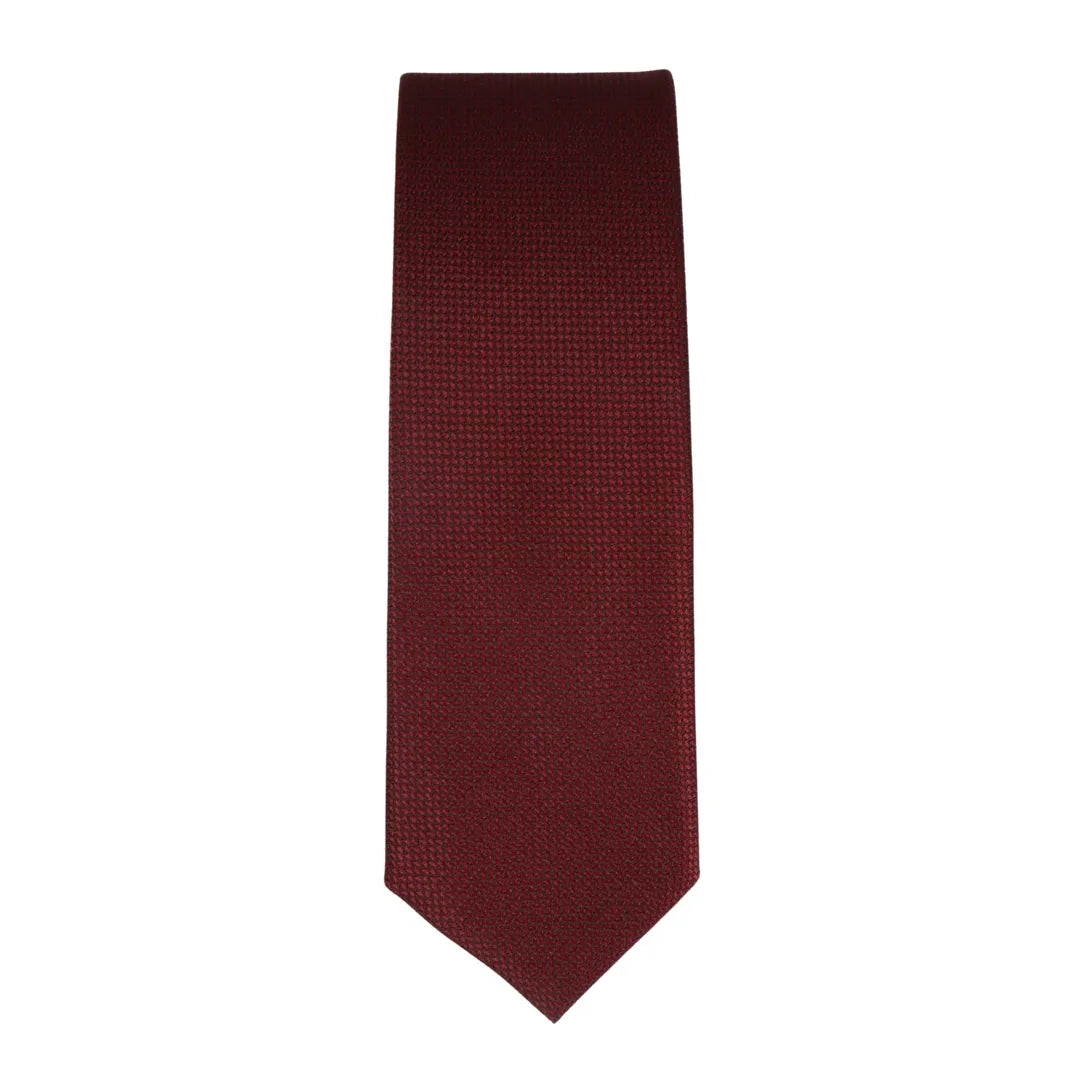 Men's Formal Solid Necktie & Pocket Square Set by TruClothing