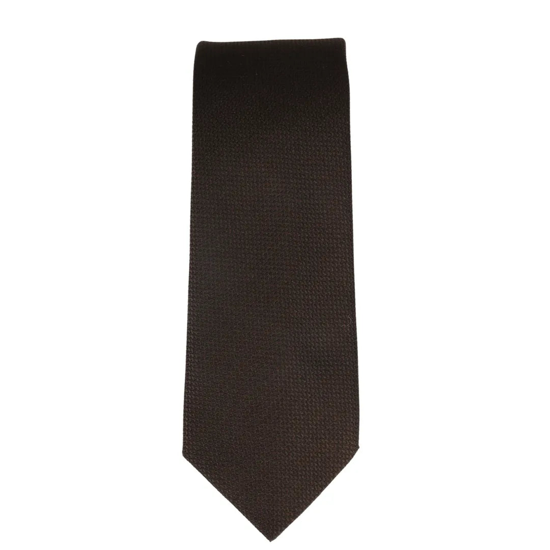 Men's Formal Solid Necktie & Pocket Square Set by TruClothing