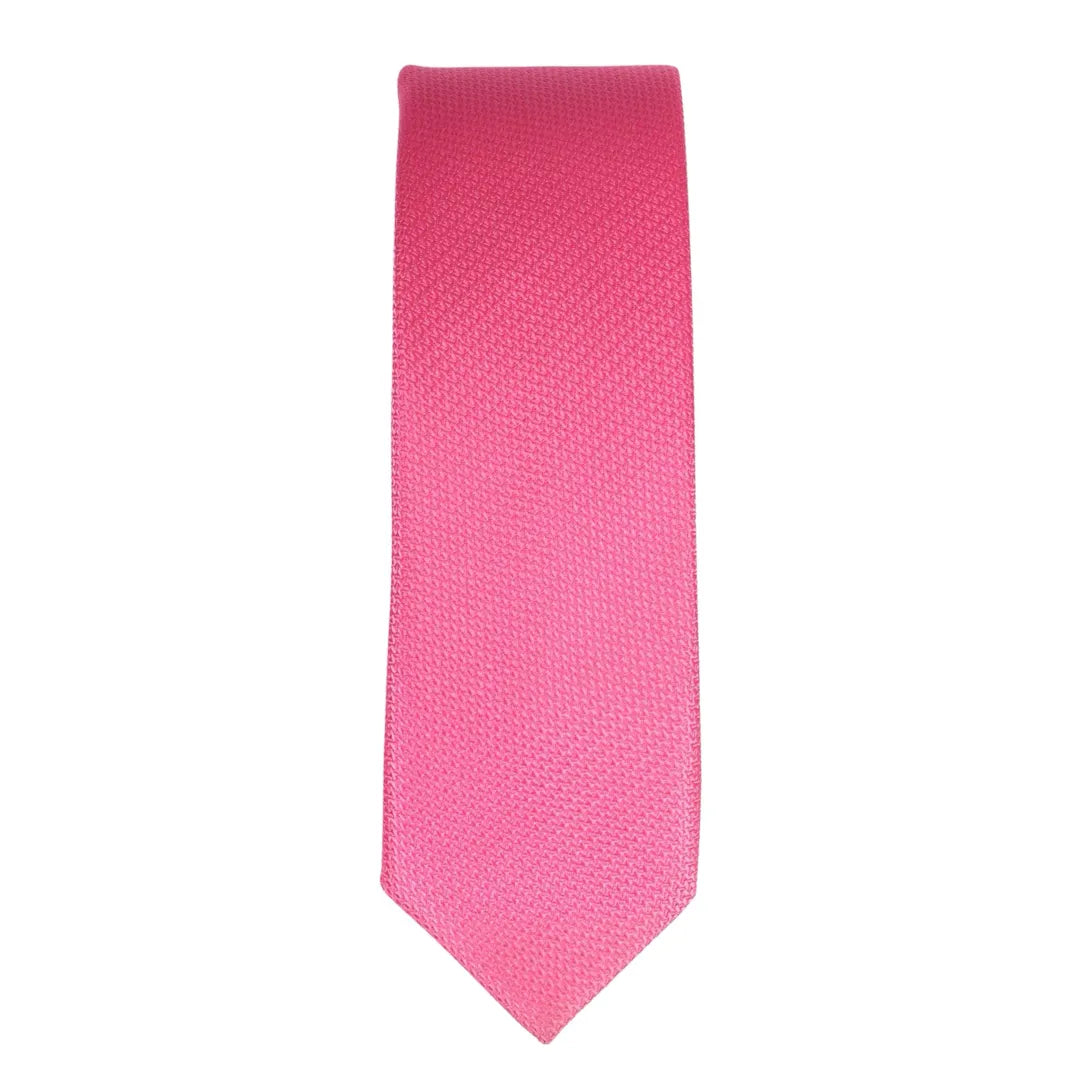 Men's Formal Solid Necktie & Pocket Square Set by TruClothing