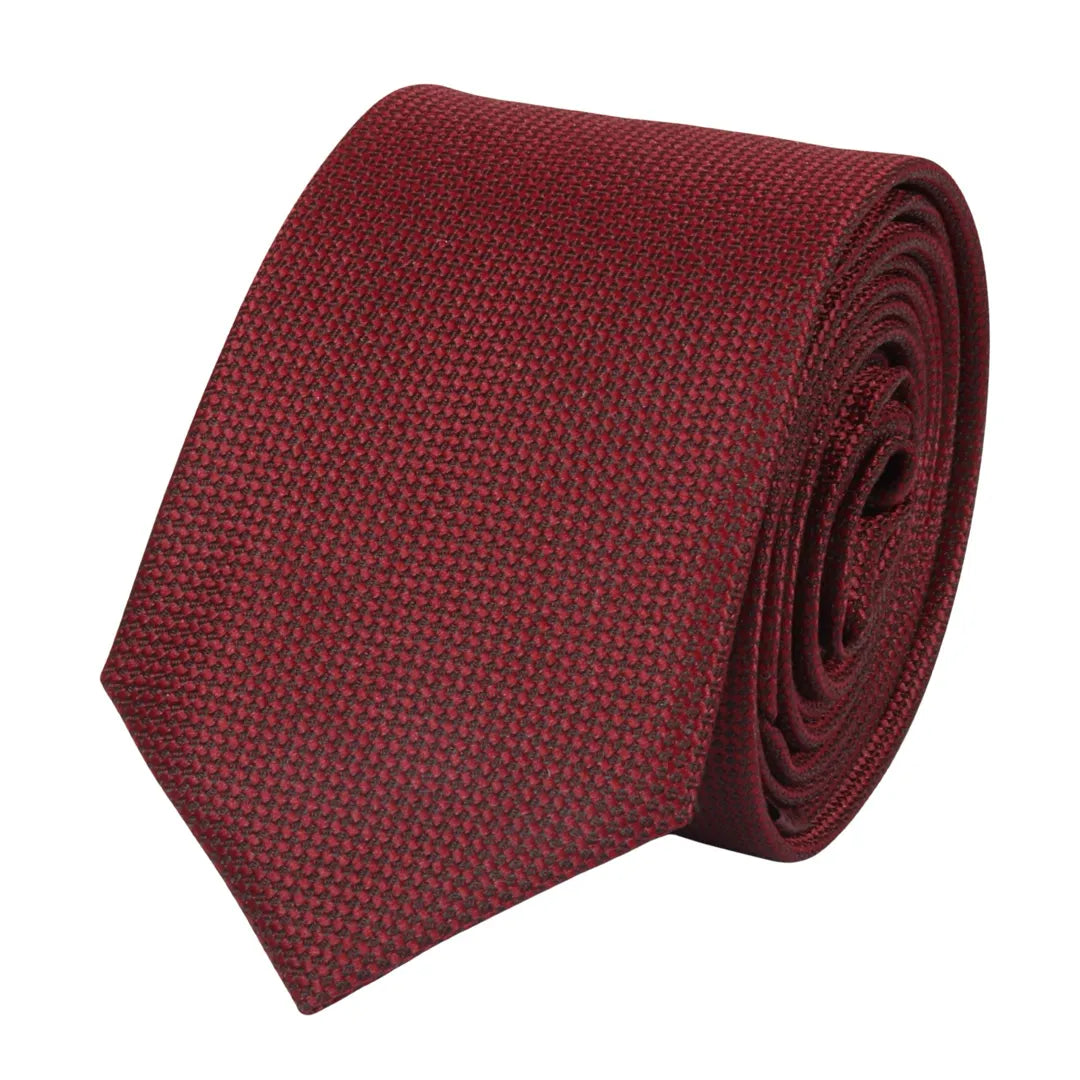 Men's Formal Solid Necktie & Pocket Square Set by TruClothing