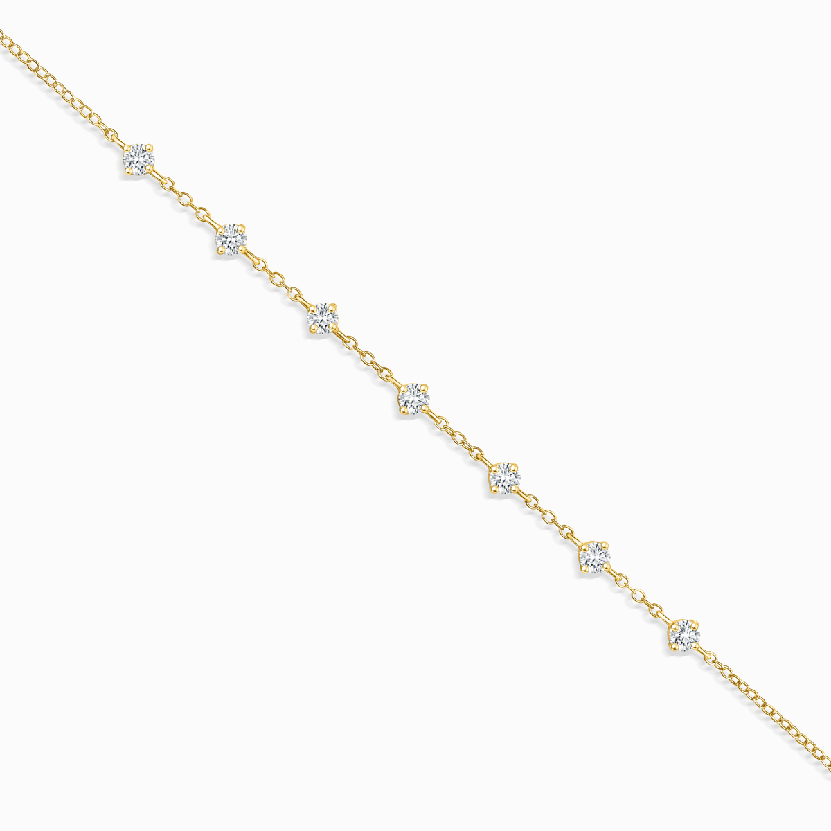 Vianne Jewellery Moissanite Tennis Bracelet in 18k Gold Vermeil