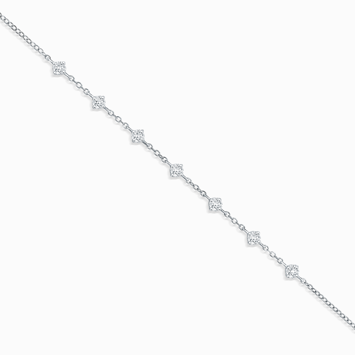 Vianne Jewellery Moissanite Tennis Bracelet in Sterling Silver