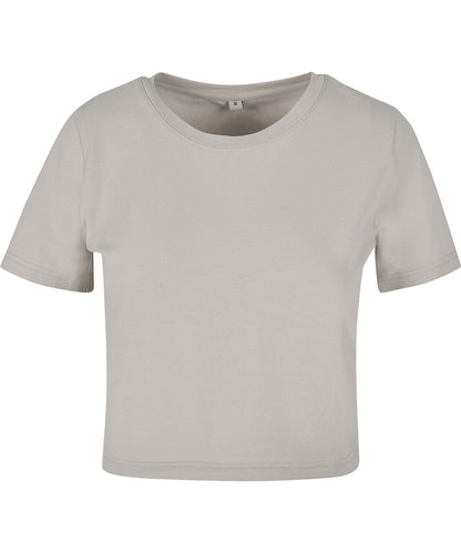Camiseta corta elástica de algodón orgánico: Mujer