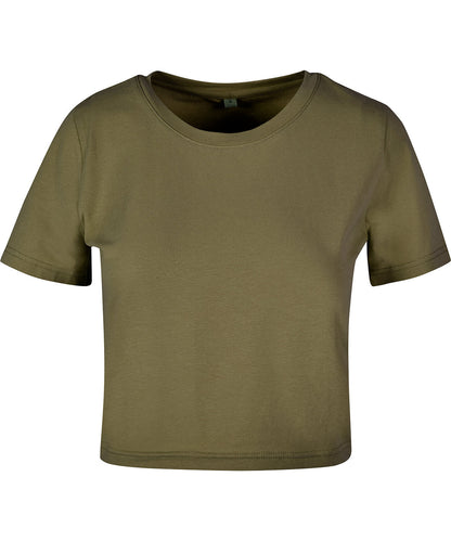 Camiseta corta elástica de algodón orgánico: Mujer