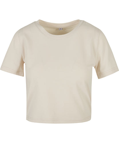 Camiseta corta elástica de algodón orgánico: Mujer