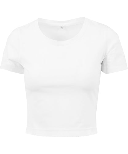 Camiseta corta elástica de algodón orgánico: Mujer