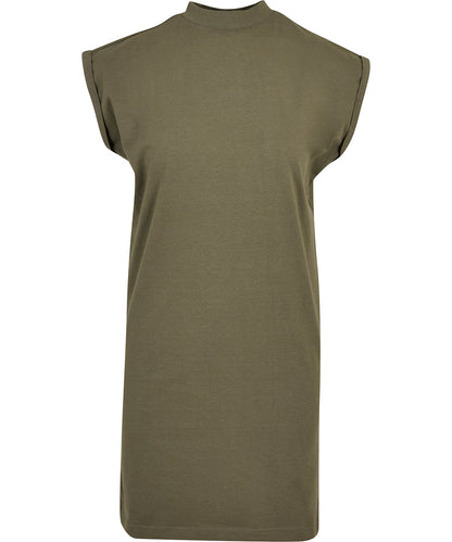 Vestido camiseta de manga caída orgánico — Mujer