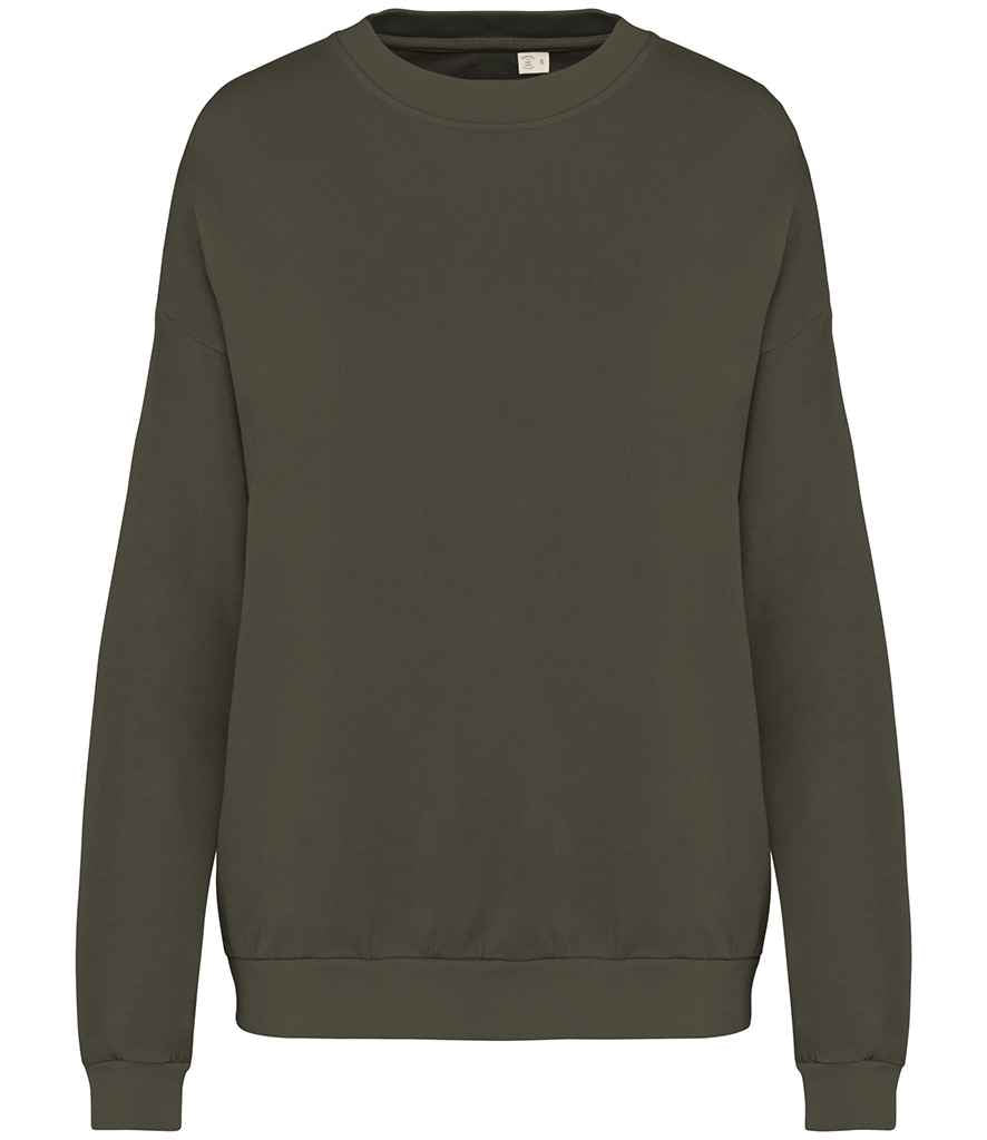 Earth Wardrobe Organic Cotton Oversized French Terry Sweatshirt: Unisex