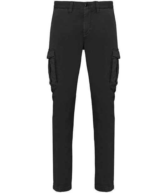 Organic Washed Cargo Trousers for Men