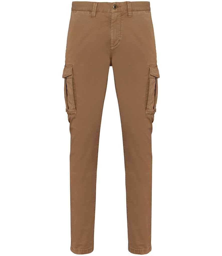 Organic Washed Cargo Trousers for Men