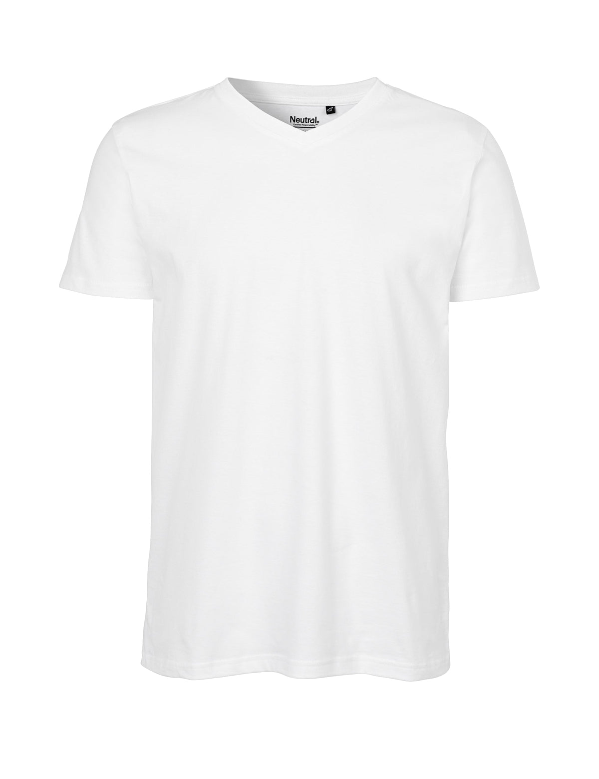 Earth Wardrobe Fairtrade Organic Cotton V-Neck T-Shirt: Mens