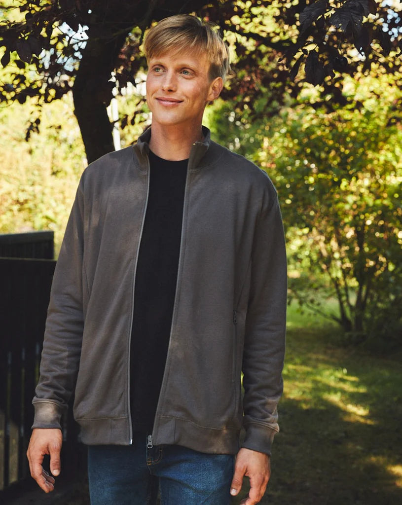 Fairtrade Organic Cotton High Neck Jacket: Unisex