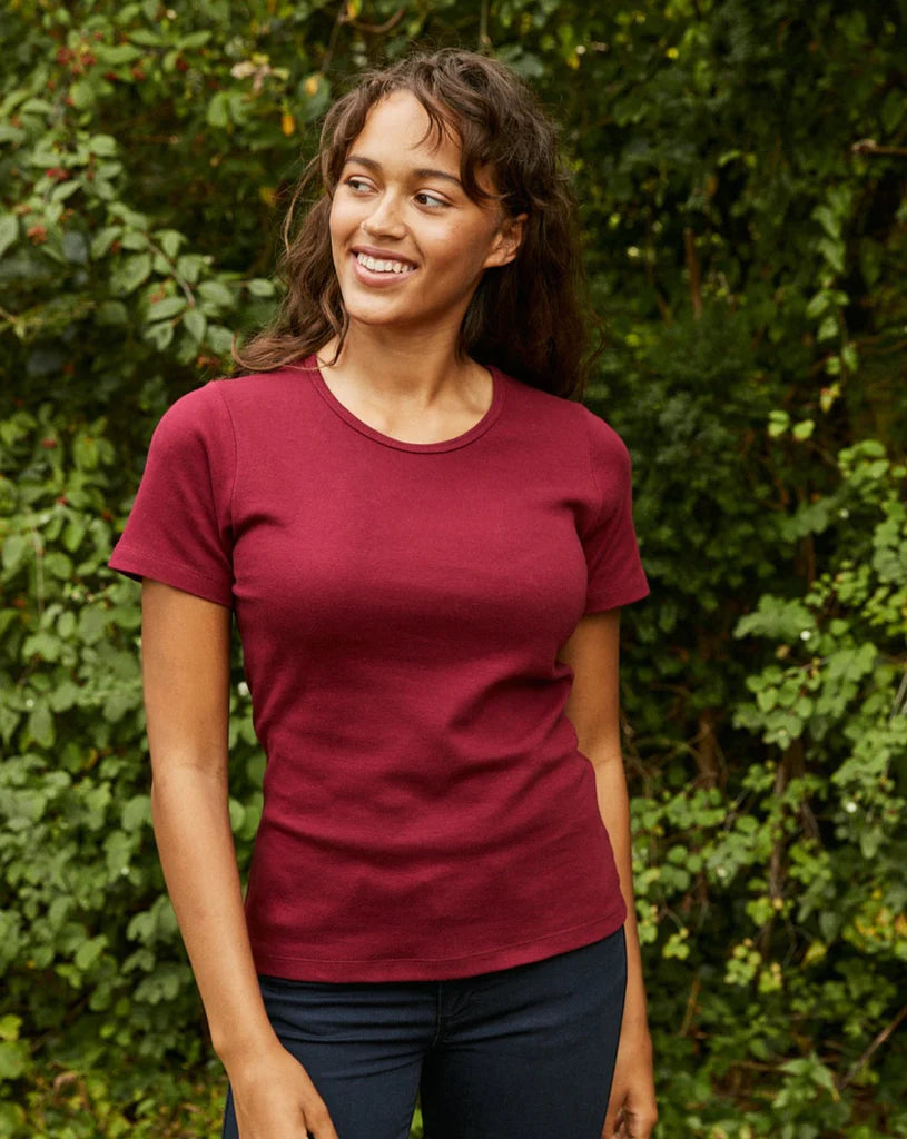 Fairtrade Organic Heavy Interlock T-shirt: Womens