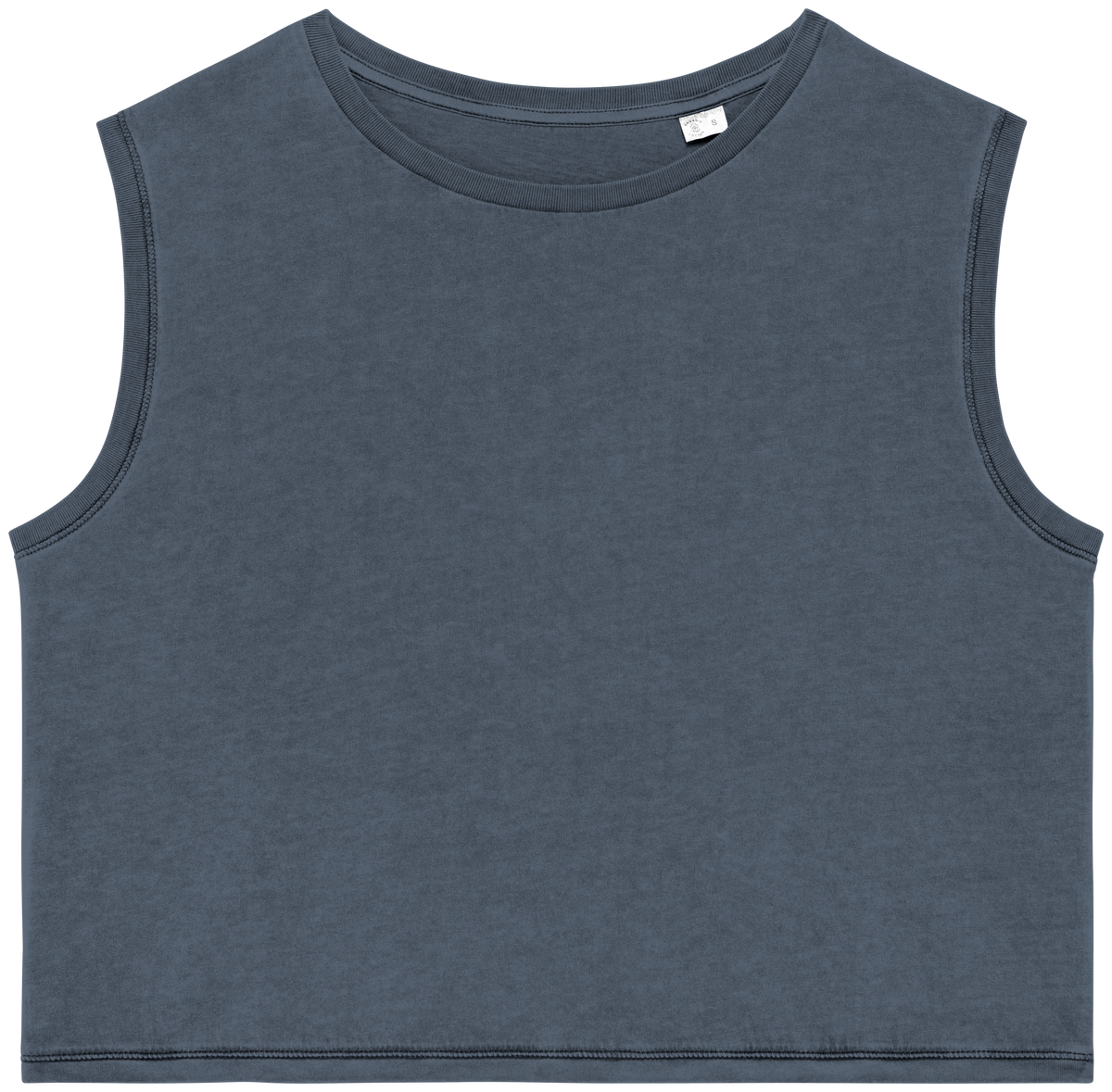 Earth Wardrobe Organic Cotton Faded Cropped Tank Top: Womens
