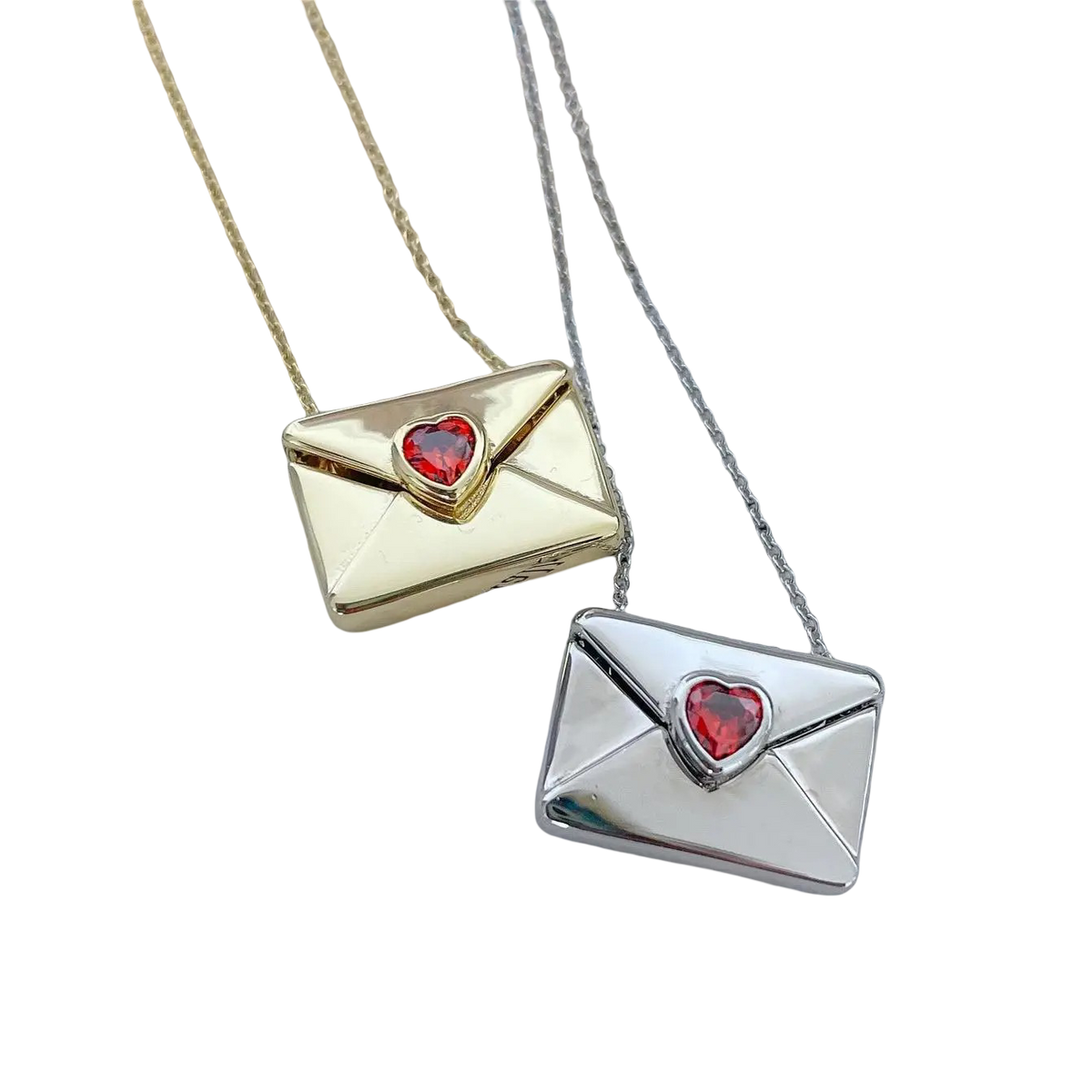Savaé Design Envelope Heart Pendant Necklace