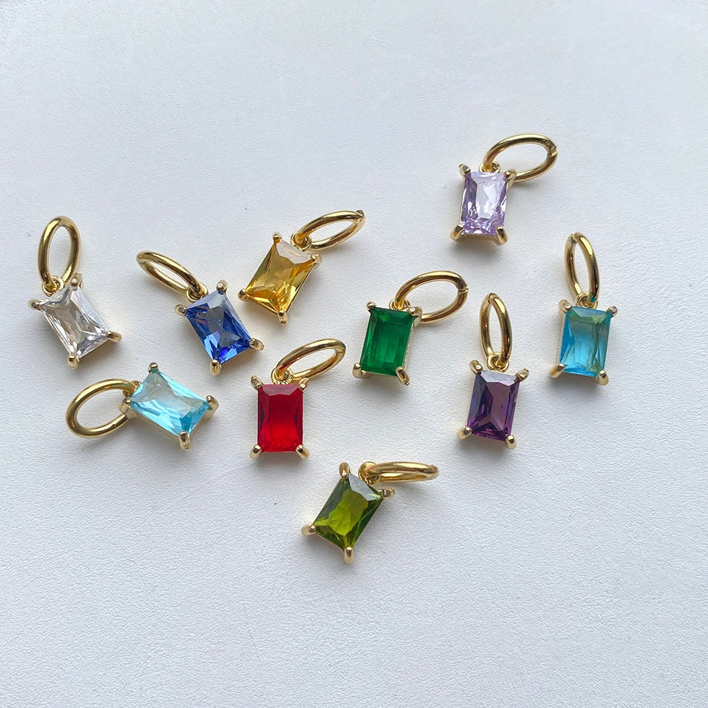 Savaé Design 14K Gold Rectangle Charms