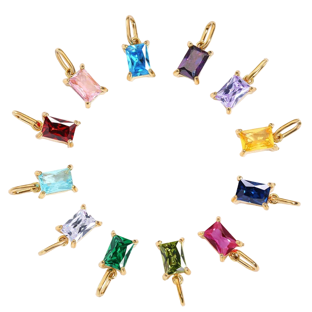 Savaé Design 14K Gold Rectangle Charms