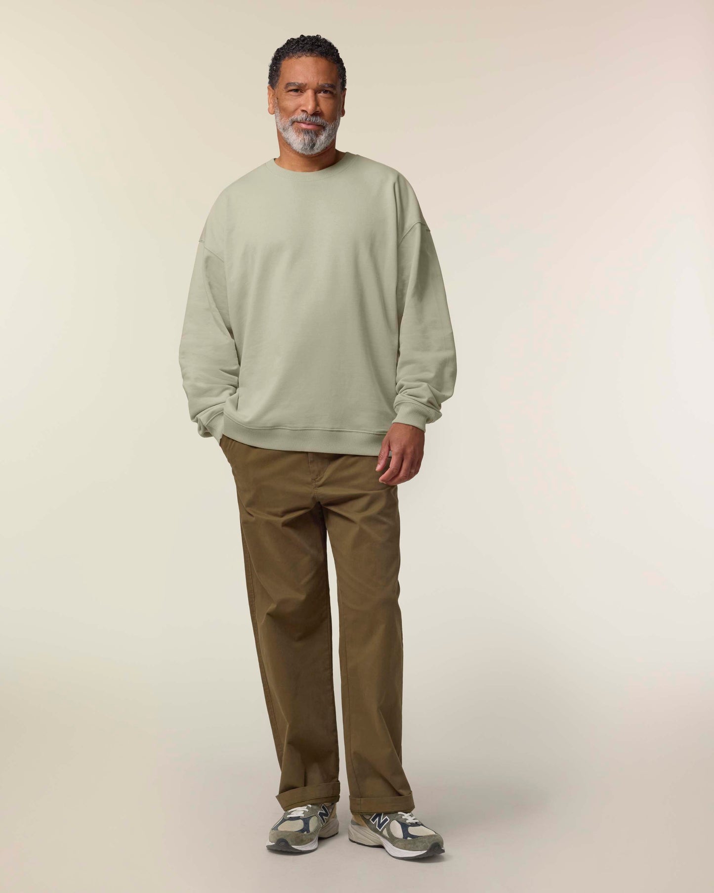 Sudadera oversized gruesa orgánica — Unisex