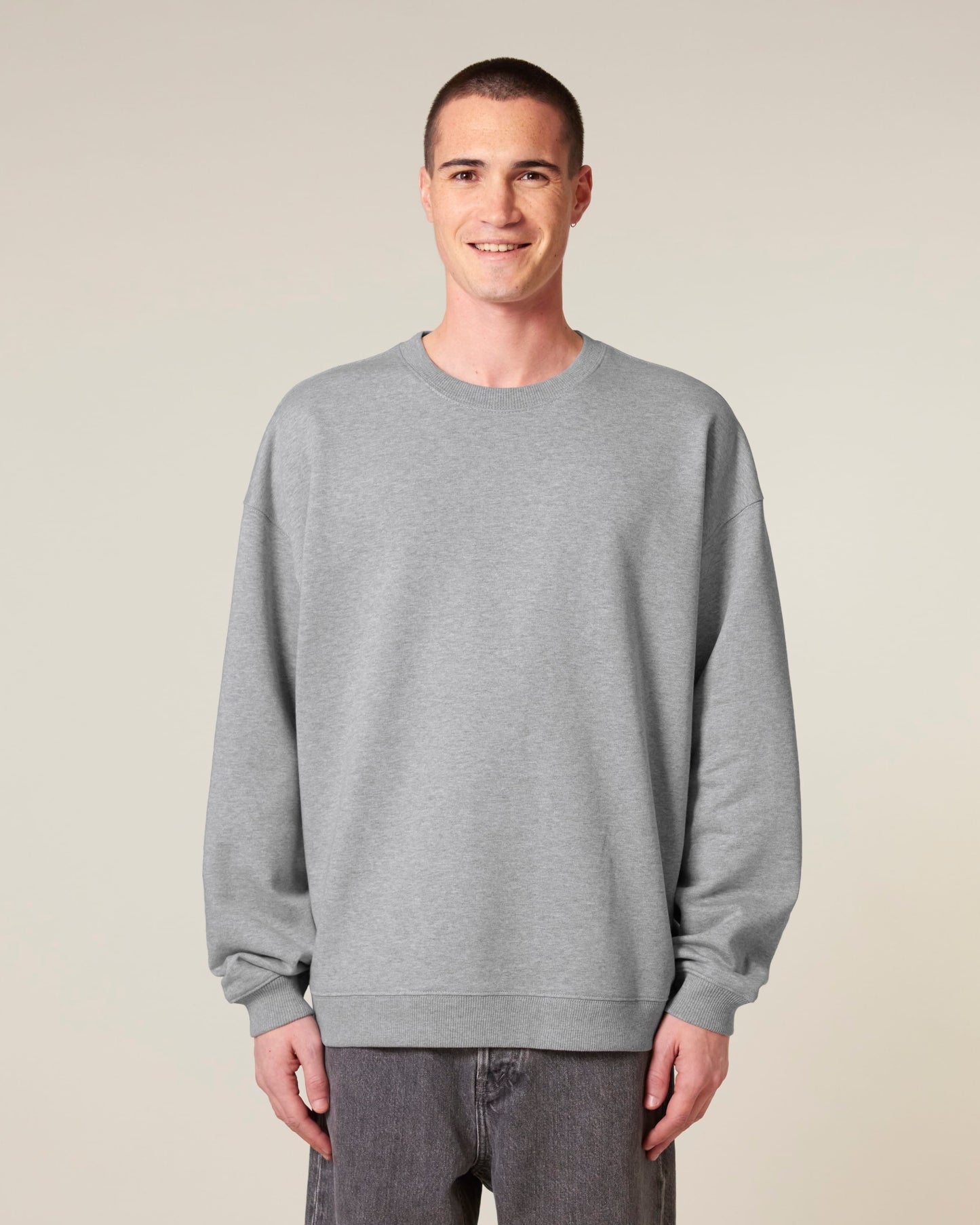 Sudadera oversized gruesa orgánica — Unisex