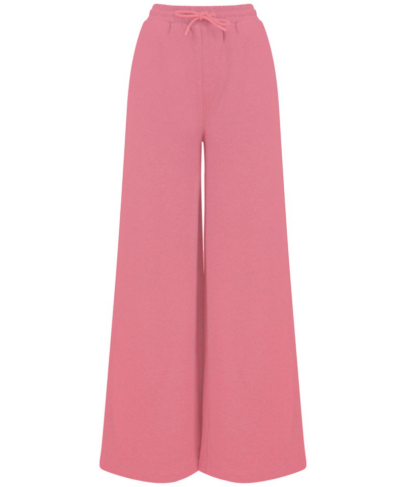 Regenerated Cotton Wide-Leg Joggers for Women