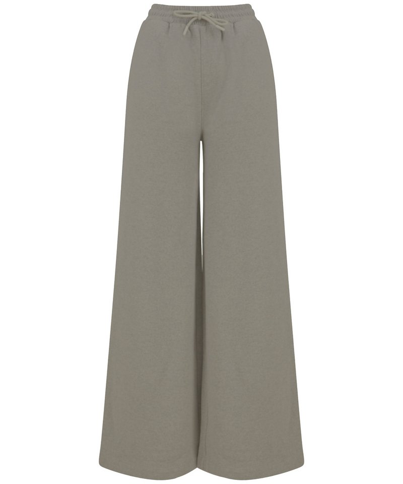 Regenerated Cotton Wide-Leg Joggers for Women