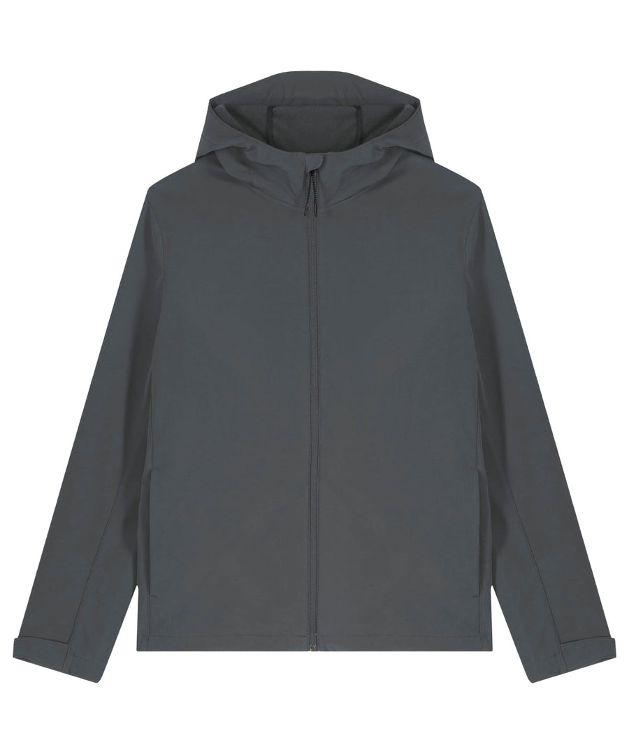 Recycled Polyester Hooded Softshell Jacket