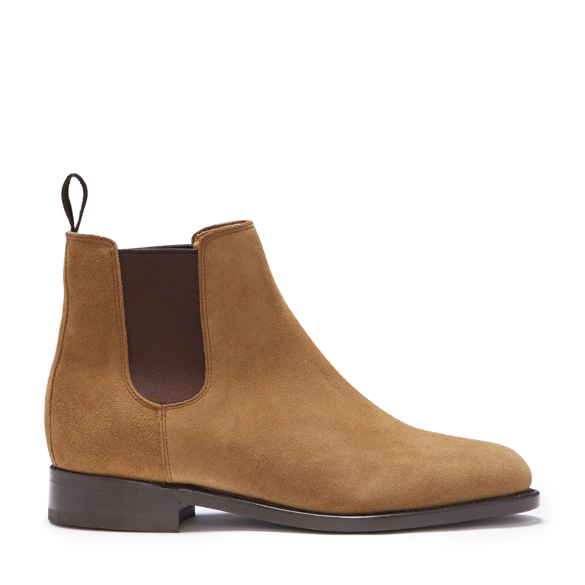 Hugs & Co. Women's Tobacco Suede Chelsea Boots