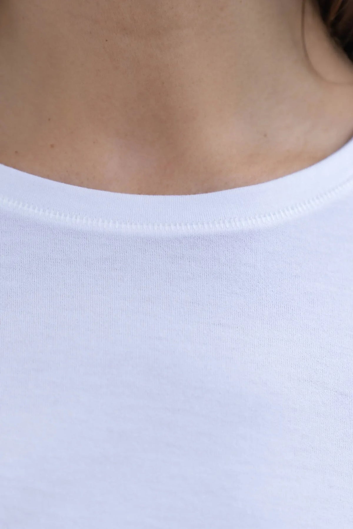 Lavender Hill Clothing Supima Cotton Crew Neck T-Shirt in White