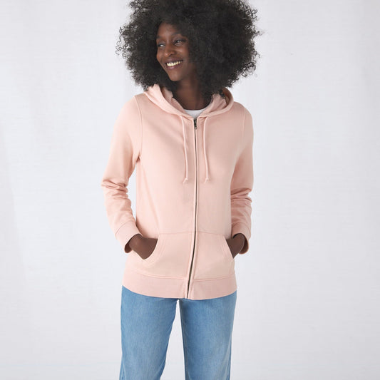 Organic Essential Zipped Hoodie for Women