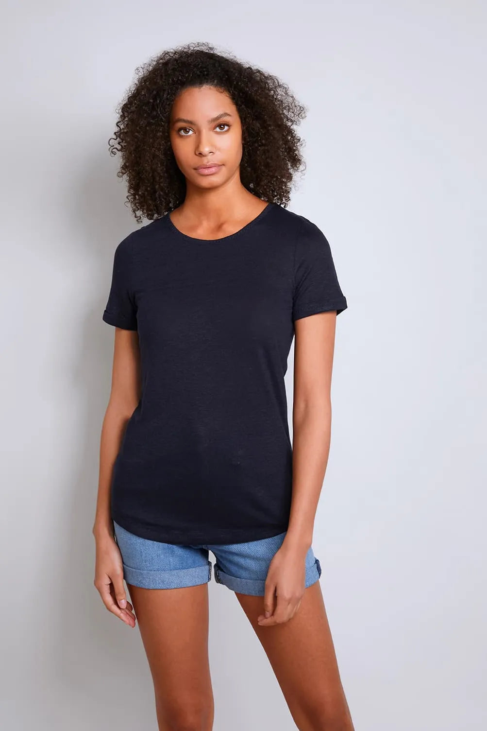 Women's 100% Linen T-Shirt by Lavender Hill Clothing