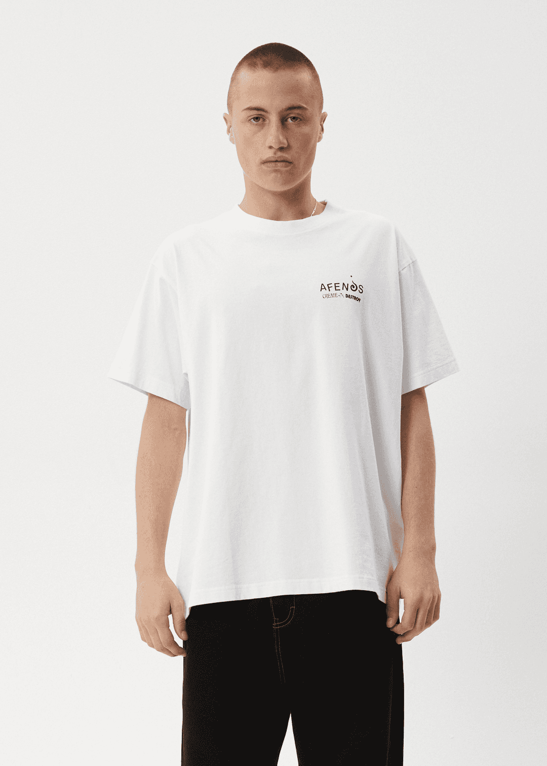 AFENDS Mind Over Heavyweight Boxy Tee - Bascora