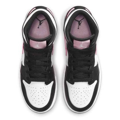 Air Jordan 1 Mid GS 'White Light Arctic Pink' - Bascora