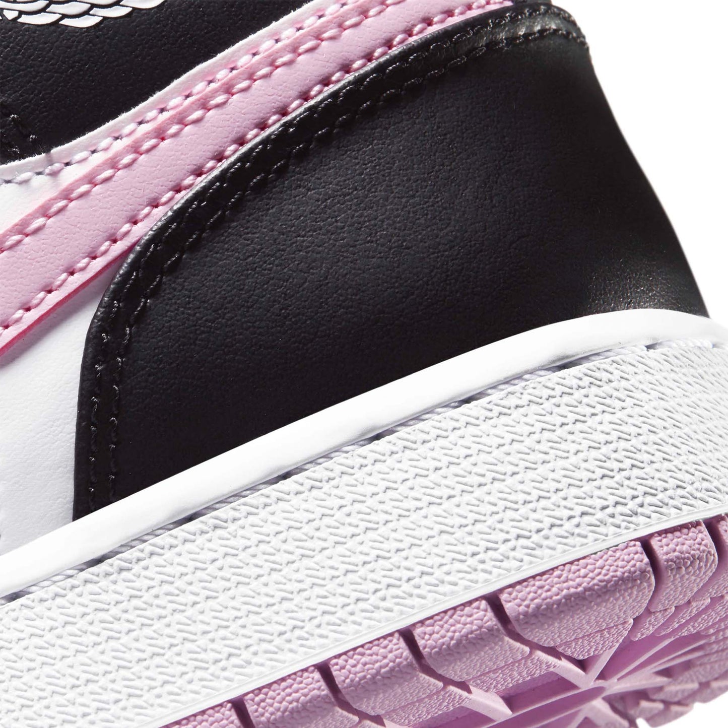 Air Jordan 1 Mid GS 'White Light Arctic Pink' - Bascora