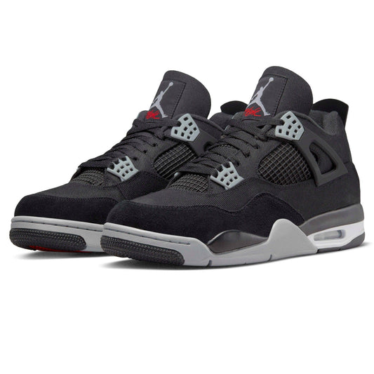 Air Jordan 4 Retro SE Black Canvas | Bascora