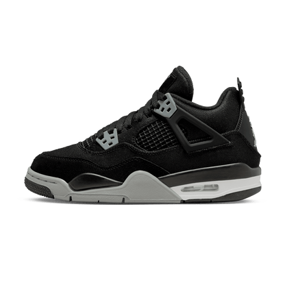 Air Jordan 4 Retro SE GS 'Black Canvas' - Bascora