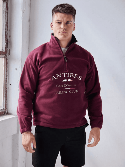 Antibes Fleece – Burgundy - Bascora