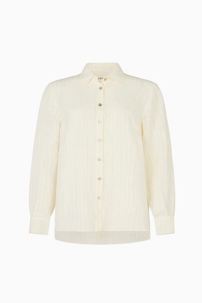The Gina Oversized Shirt in off-white