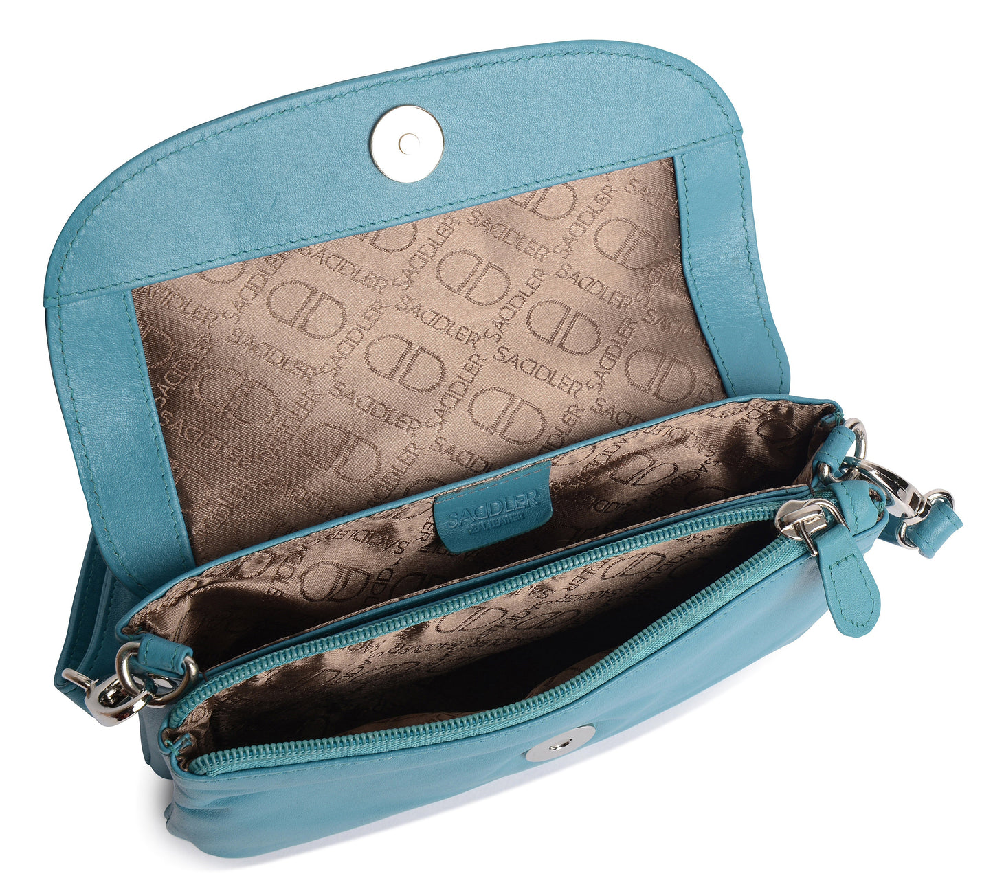 Audrey Leather Crossbody Bag & Clutch – Saddler - Bascora