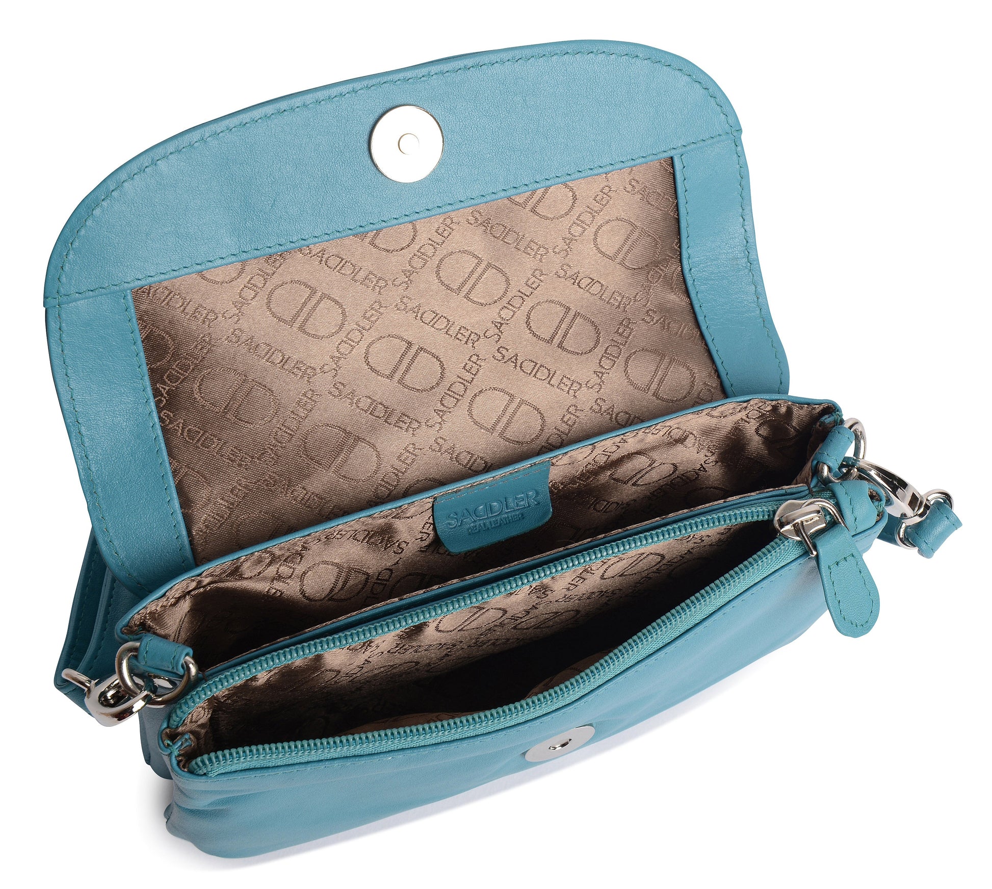 Audrey Leather Crossbody Bag & Clutch – Saddler - Bascora