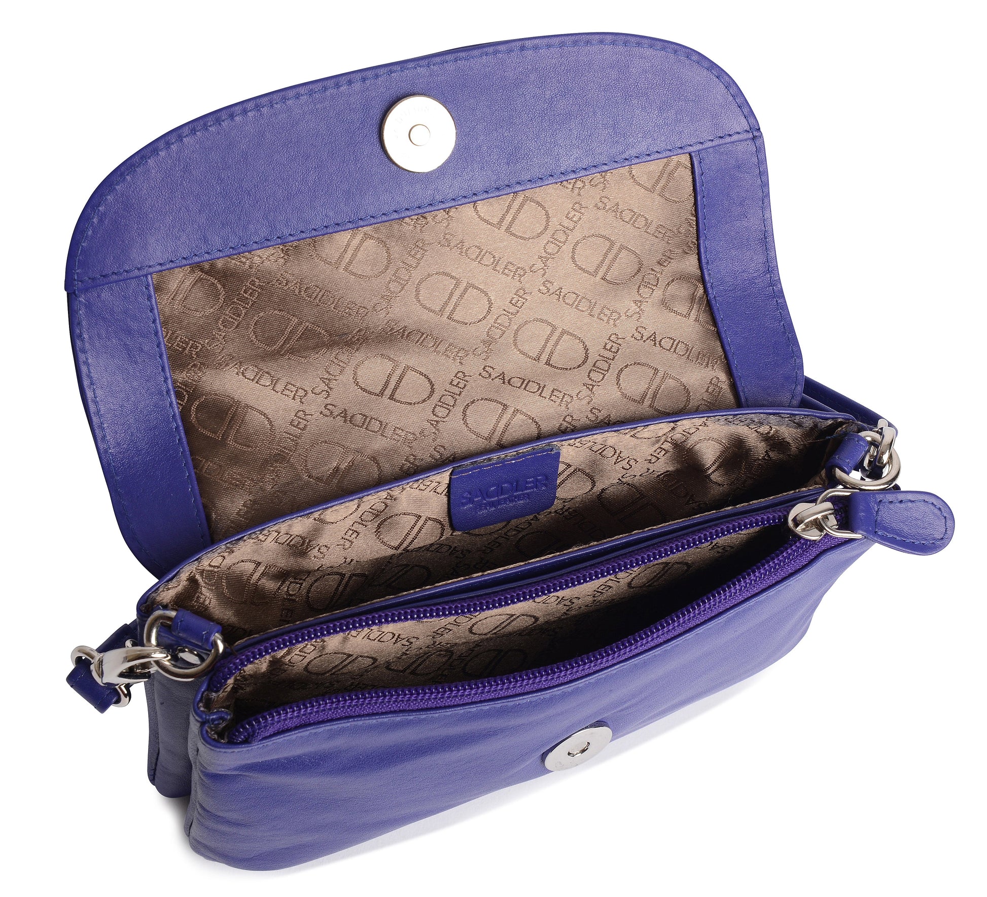 Audrey Leather Crossbody Bag & Clutch – Saddler - Bascora