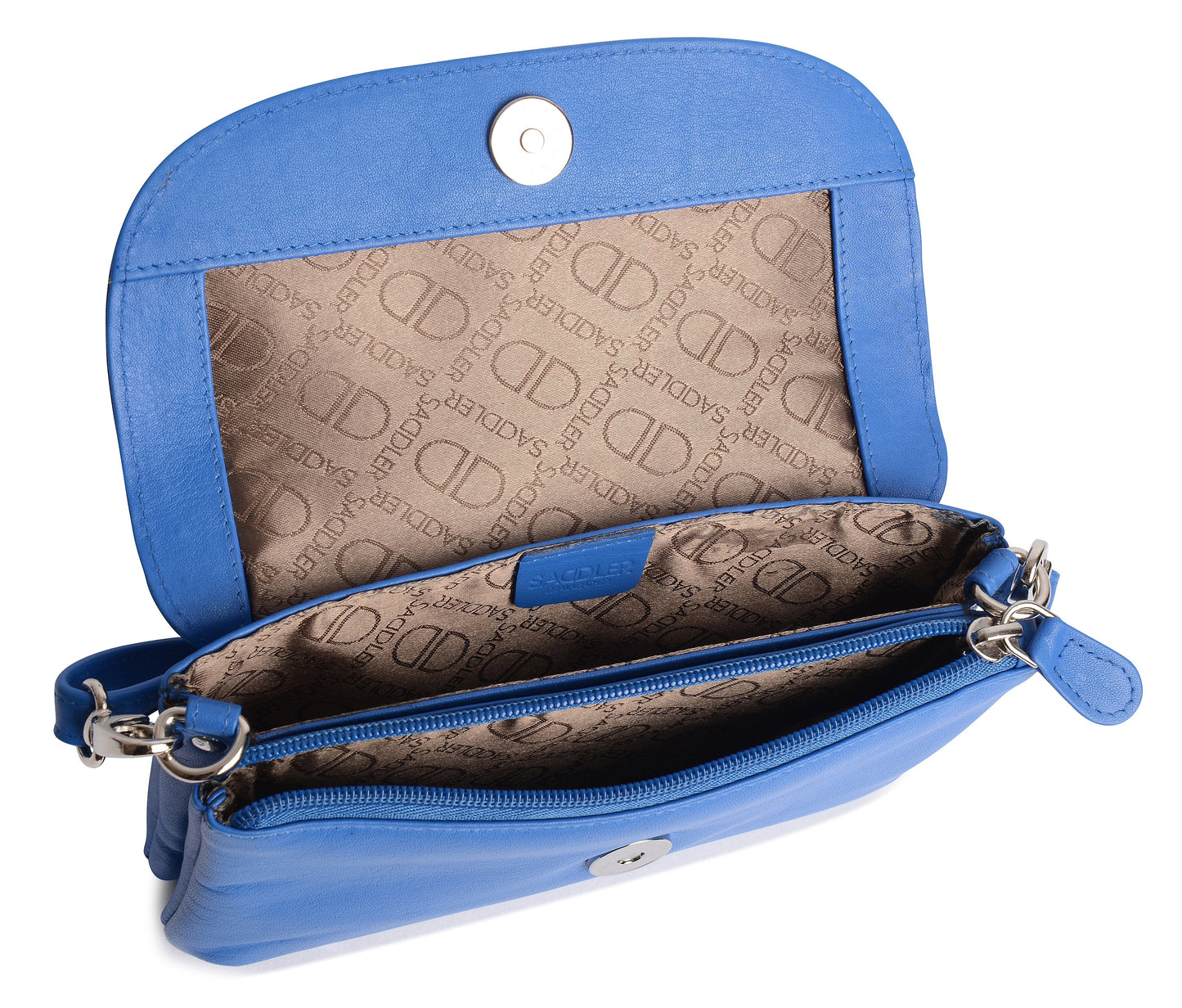 Audrey Leather Crossbody Bag & Clutch – Saddler - Bascora