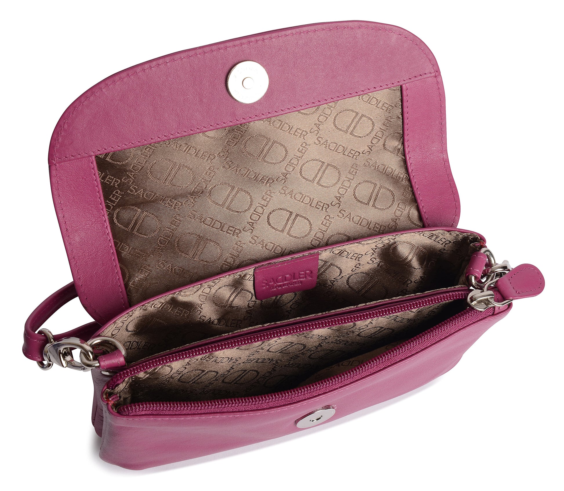 Audrey Leather Crossbody Bag & Clutch – Saddler - Bascora