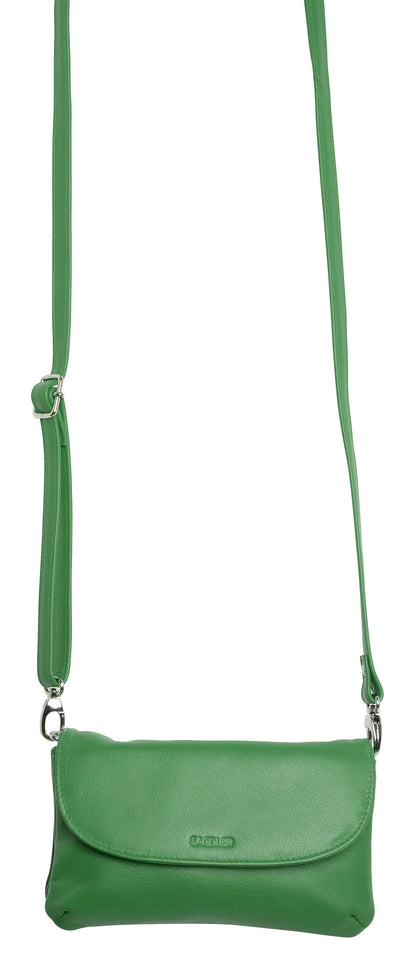 Audrey Leather Crossbody Bag & Clutch – Saddler - Bascora