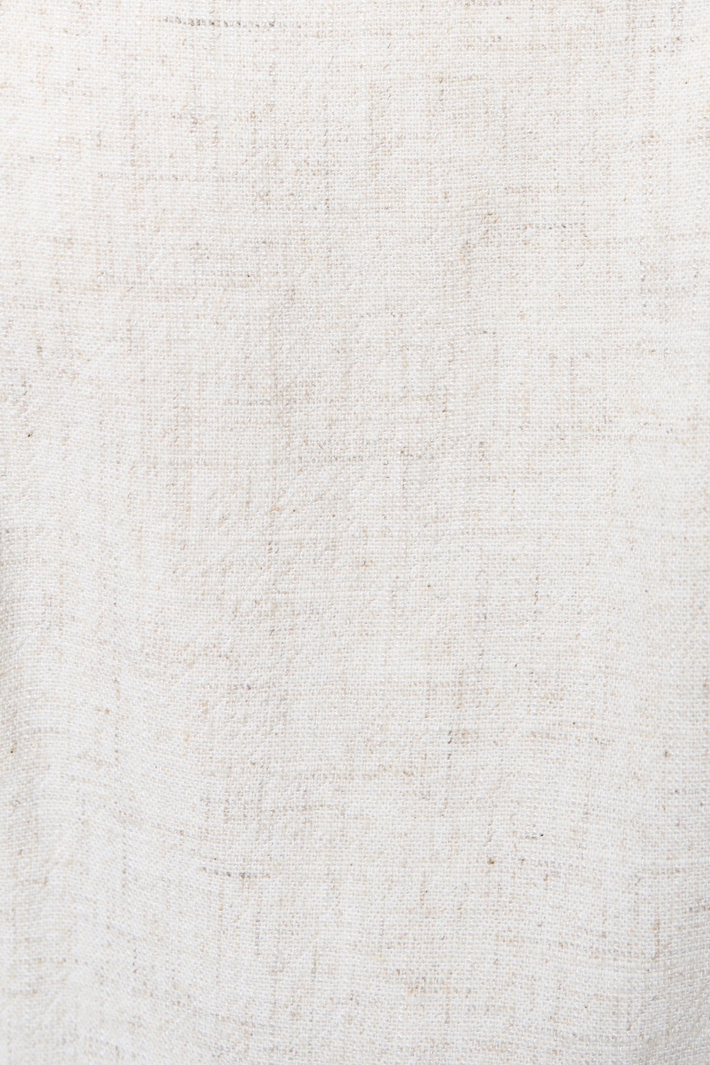 Baya Linen Mix Square Neck Midi Dress - Natural - Bascora