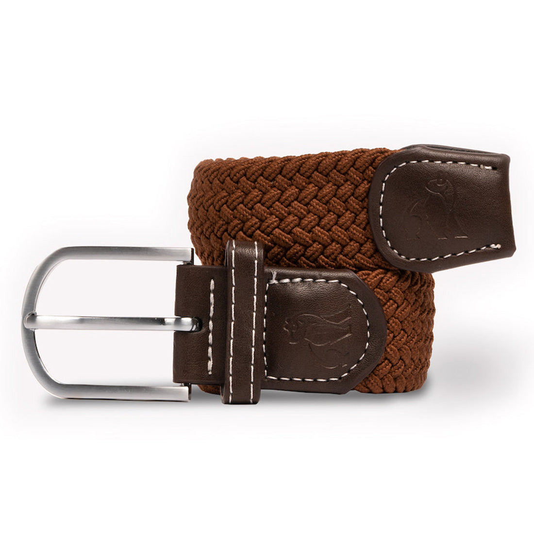 Swole Panda Recycled Woven Belt in Brown