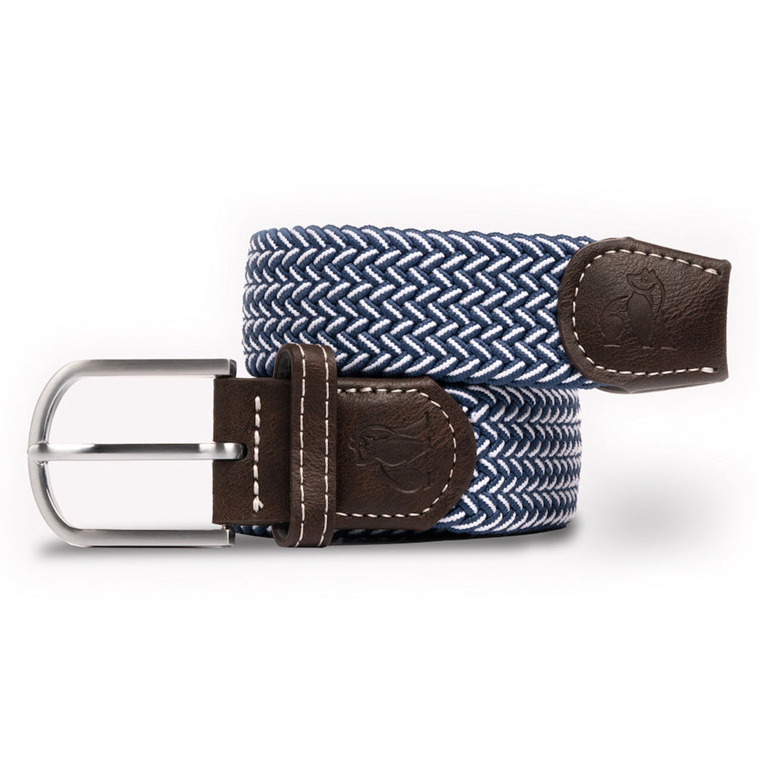 Swole Panda Recycled Woven Belt in Navy Fine Weave