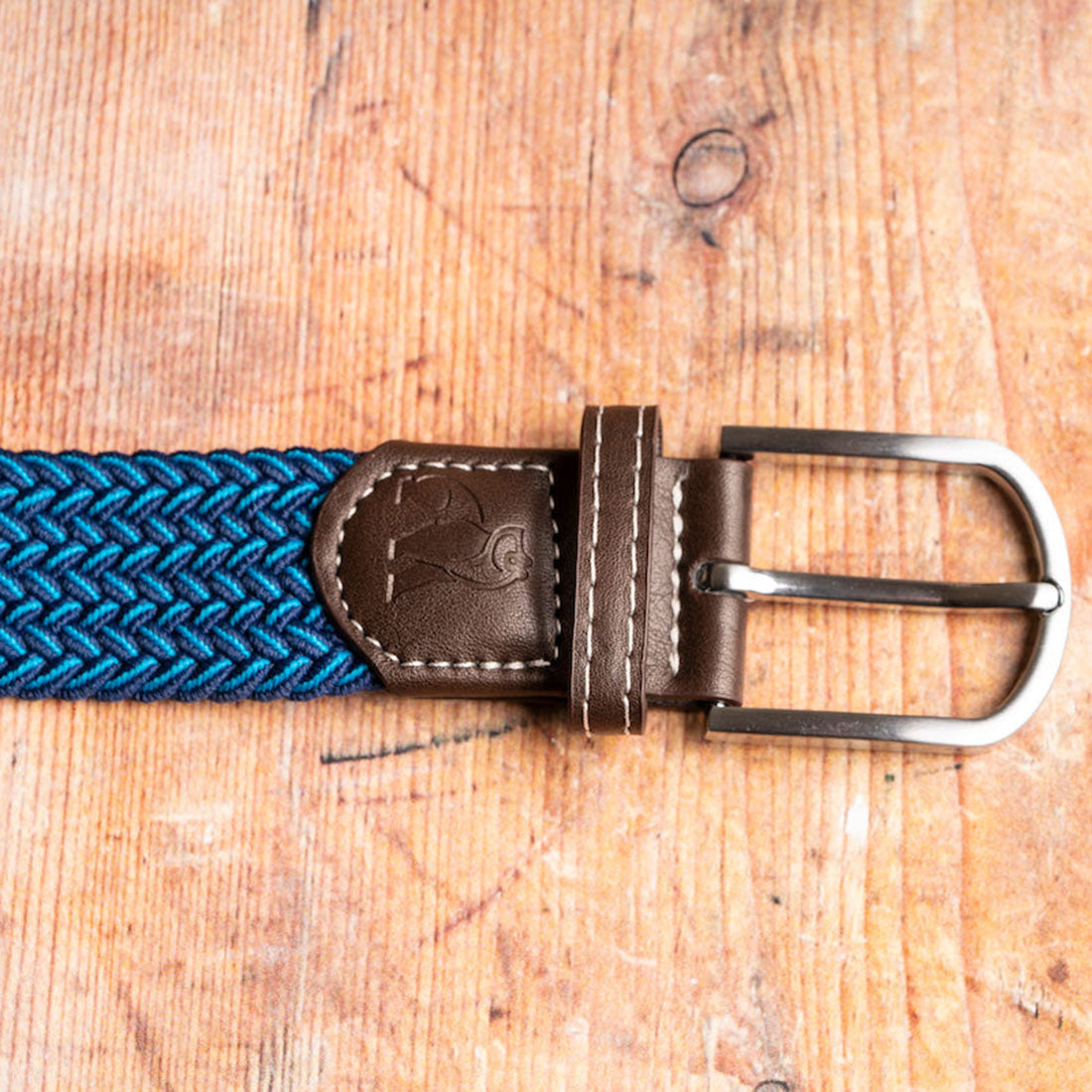 Swole Panda Recycled Woven Belt in Royal Blue Fine Weave