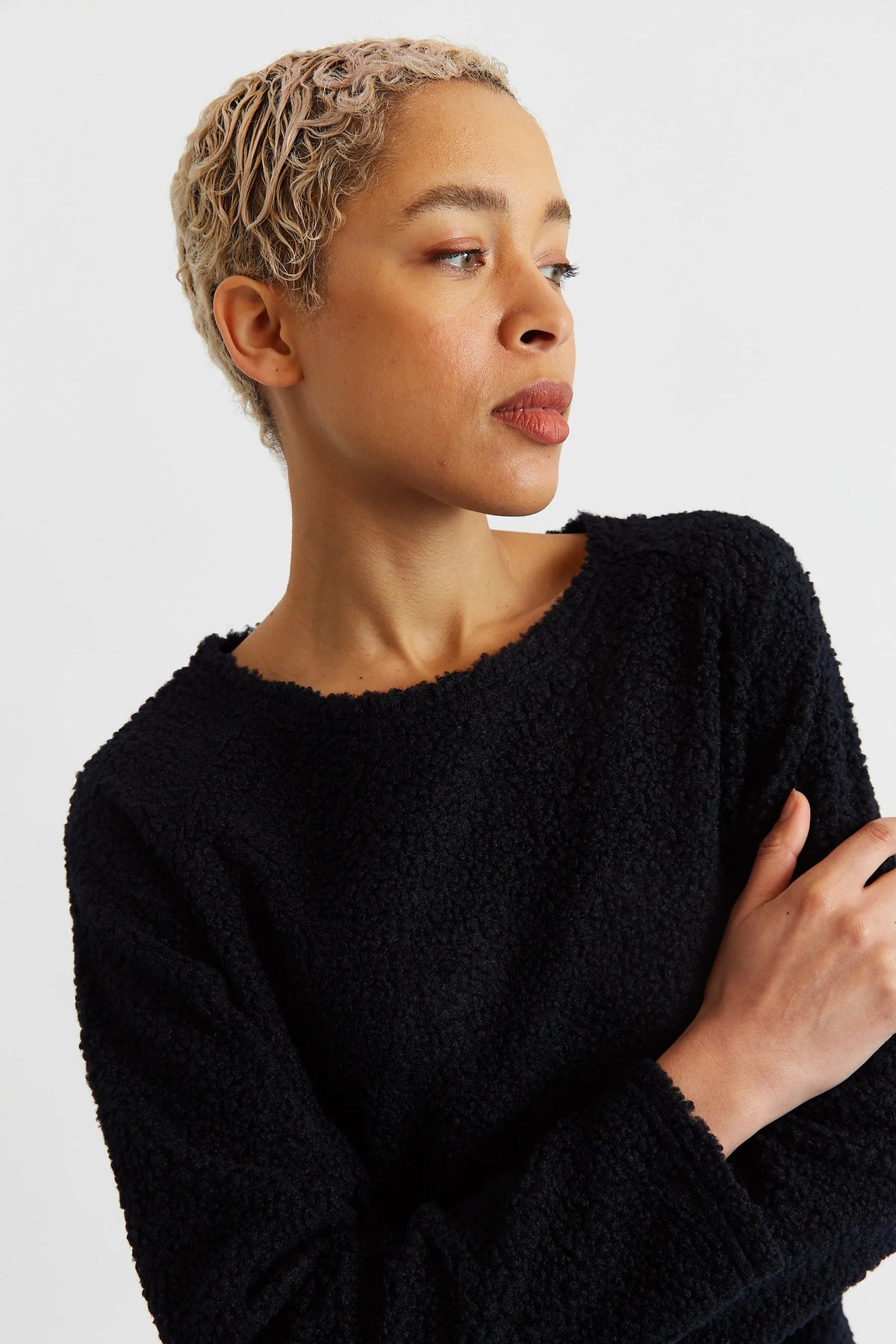 Blanka Borg Sweatshirt – Navy - Bascora